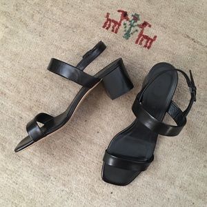 Everlane Double Strap Block Heel Sandal (6.5)